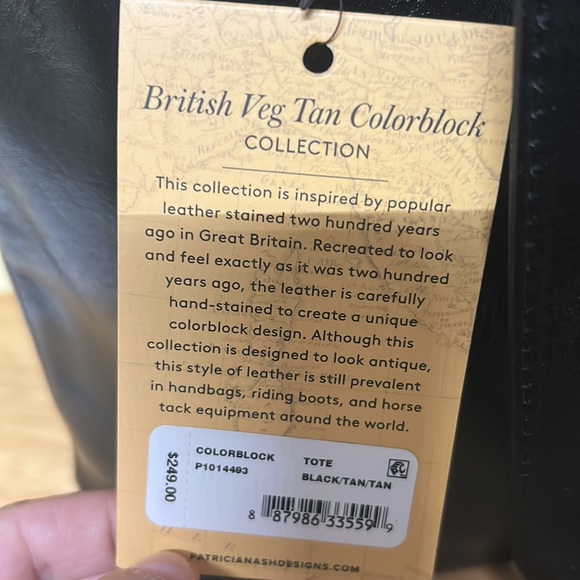 PATRICIA NASH British Veg Tote Bag NWT - Picture 7 of 9